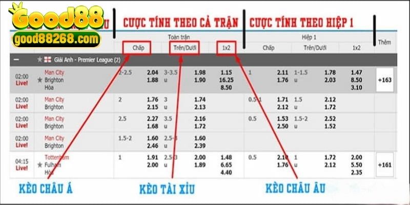 Tìm hiểu cách đọc kèo bóng đá châu Âu chi tiết