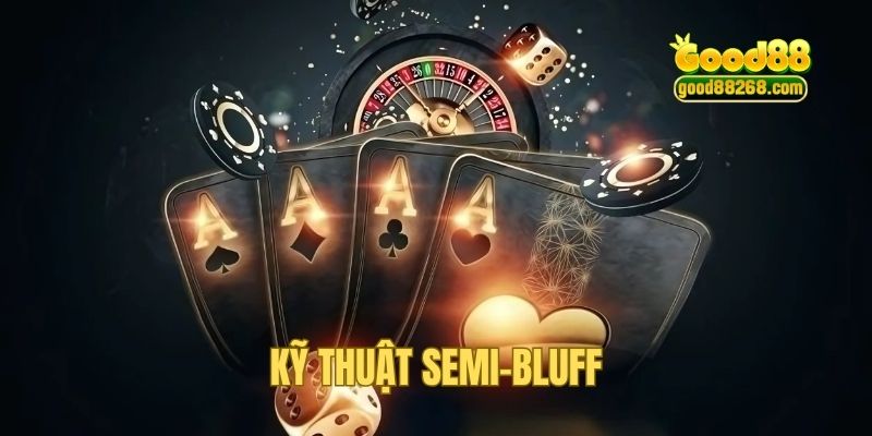 Kỹ thuật lừa bài cùng với Semi-Bluff